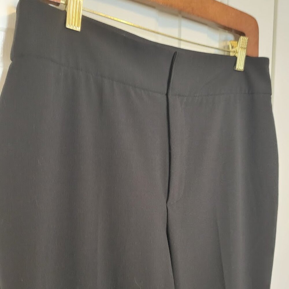 FDJ French Dressing Black Straight Leg Dress Pants Size 10 33" Inseam